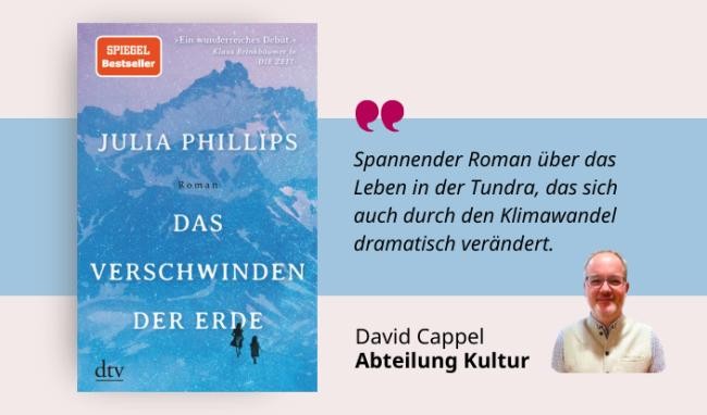 Medientipp und Buchcover Das Verschwinden der Erde