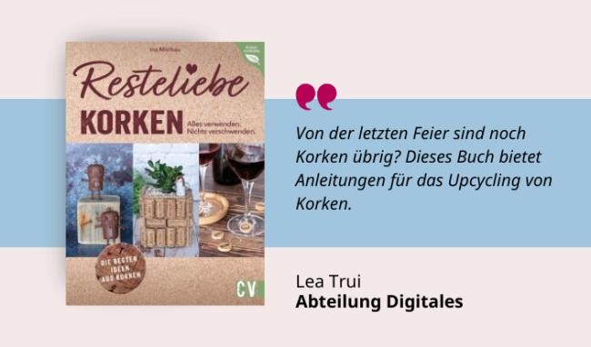 Medientipp und Buchcover Resteliebe Korken